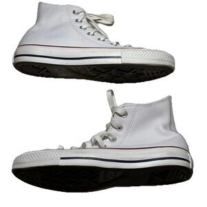 Mens Sz 4 132169C White High Top Converse Chuck Taylor Tennis Running Shoes Jog